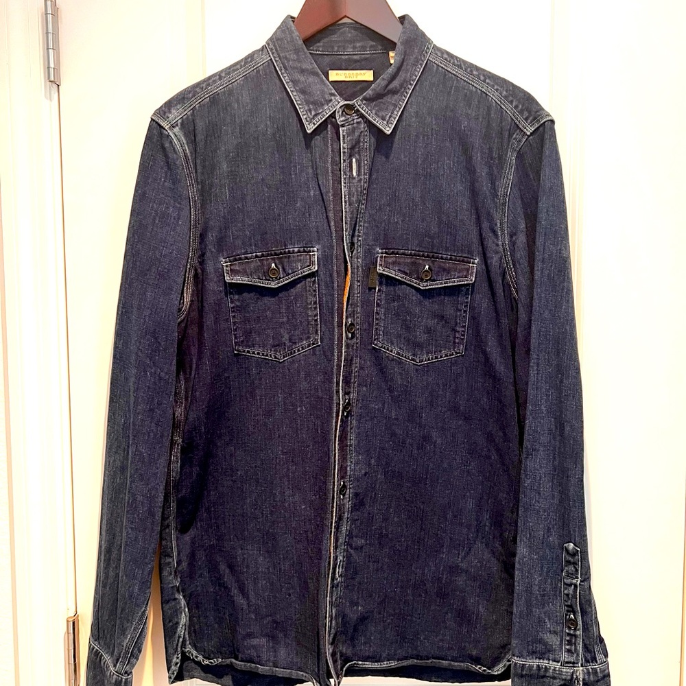 BURBERRY BRITT AUTHENTIC DENIM MENS SHIRT